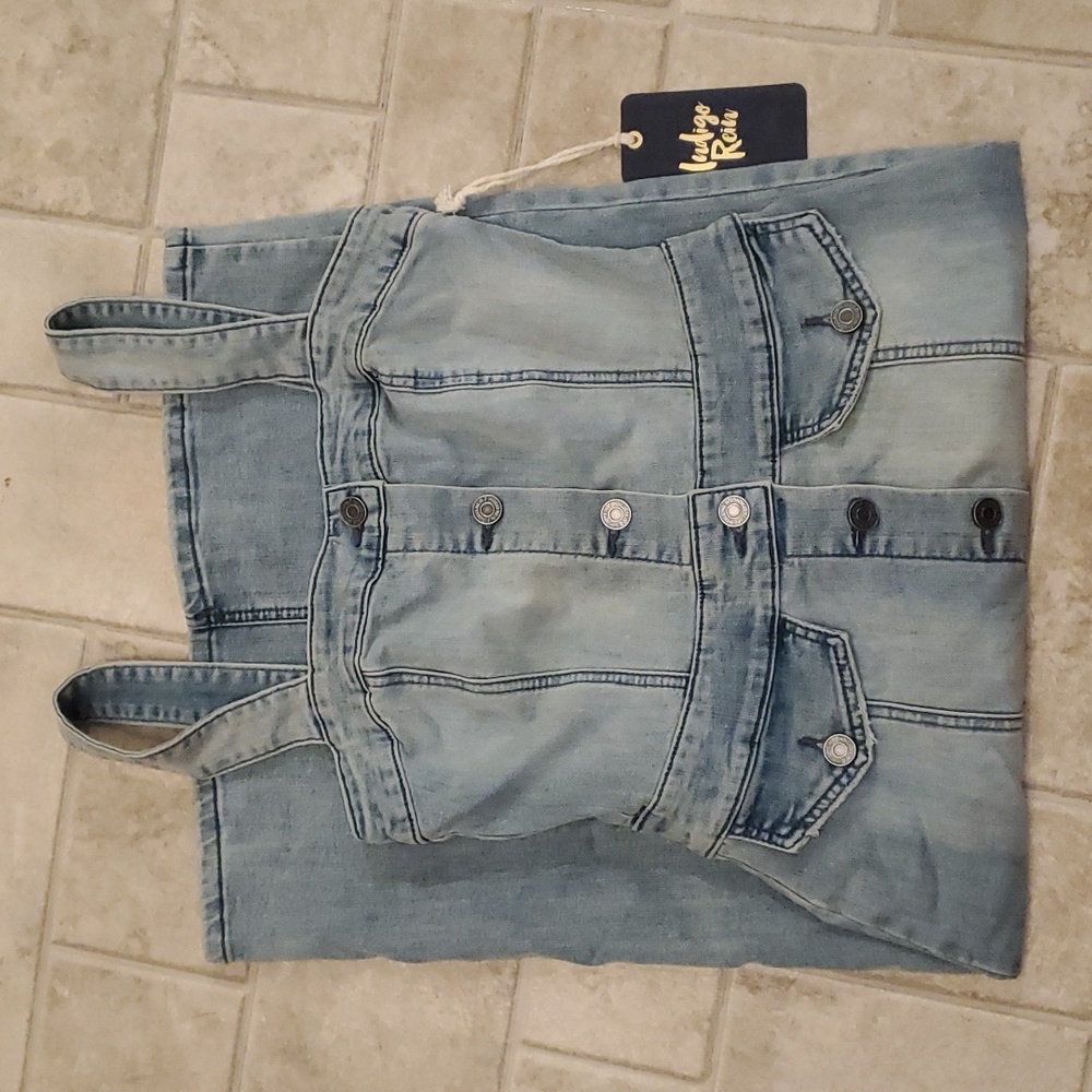 NWT Indigo Rein Women’s Long Jean Dress - Small